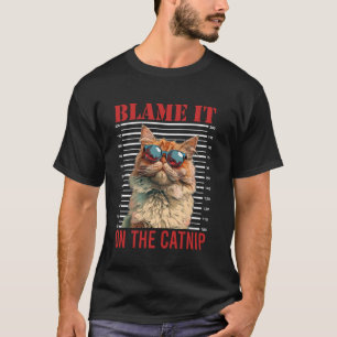 Persische Katze BLAME ES AUF DER KATZE Persische K T-Shirt