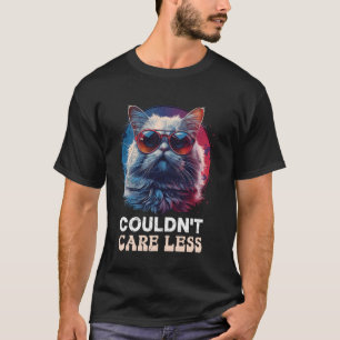 Persische Katze Funny konnte sich nicht weniger Co T-Shirt