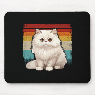 Persische Katze Vintag erschüttert Retro-Stil Cool Mousepad