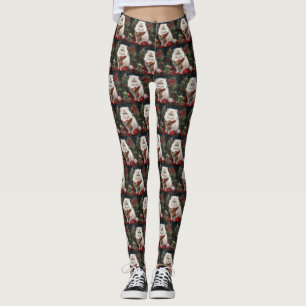 Persische Katze zu Schnee Weihnachten Leggings