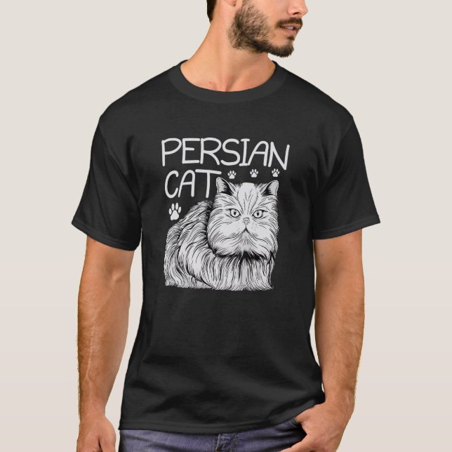 Persische Katzen Katzenbesitzer Persische Langhaar T-Shirt (Vorderseite)