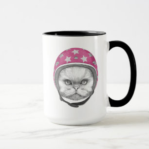Persische Katzen-Motorrad-Reiter Tasse