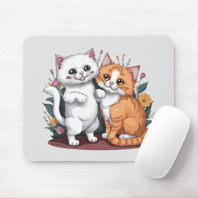 Persische Katzen Mousepad (Mit Mouse)