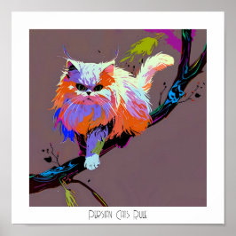 Persische Katzen-Regel Poster