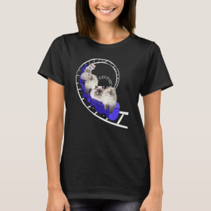 Persische Katzen Roller Untersetzer Womens T-Shirt