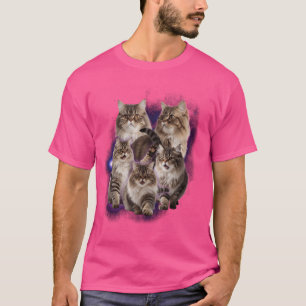 Persische Katzen sammeln lustige Design Niedliche  T-Shirt