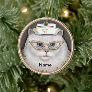 Persische Katzenschwester Keramik Ornament