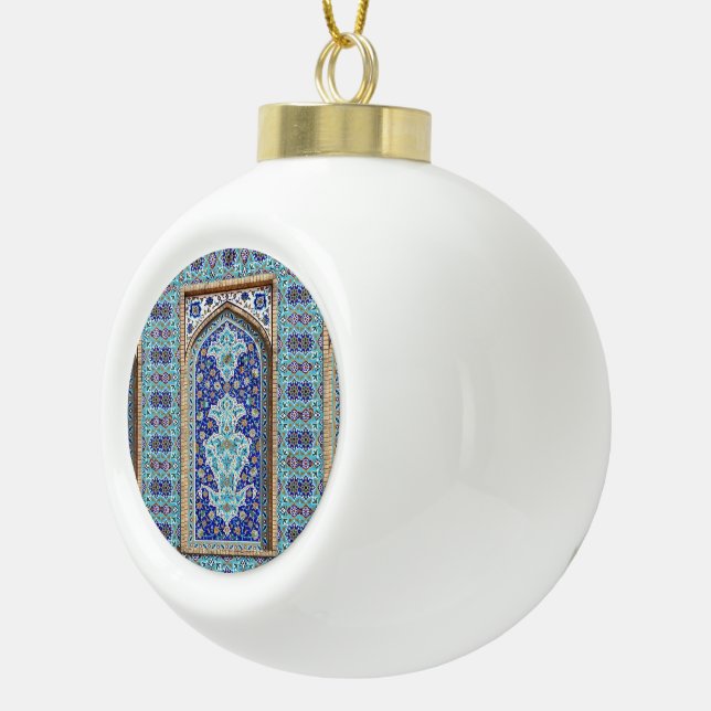 Persische Keramik Kugel-Ornament (Rechts)