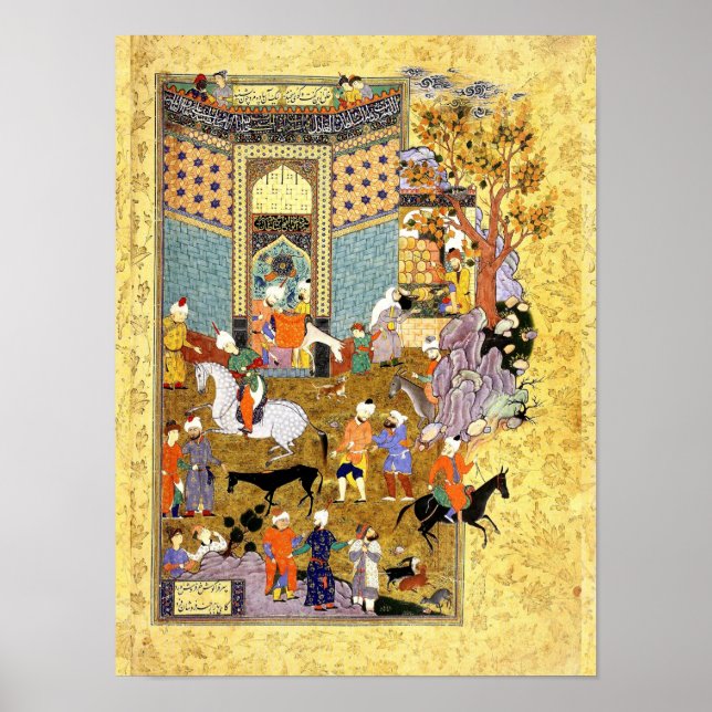 Persische Miniatur: Verkaufe meinen wunderbaren Do Poster (Vorne)