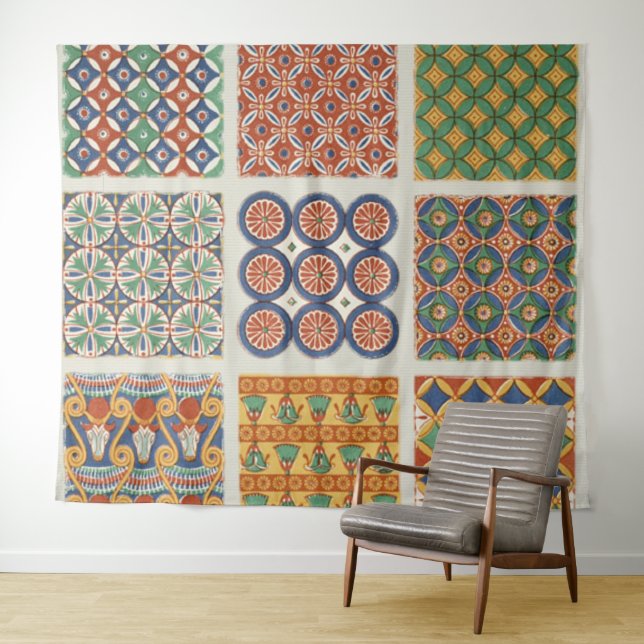 Persische Mosaik-Fliesen-Wand-Tapisserie Wandteppich (Beispiel (Horizontal))