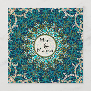 Persische Muster-Einladungen Einladung