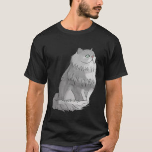 Persische Niedliche Katze Kitten Meow Männer Fraue T-Shirt