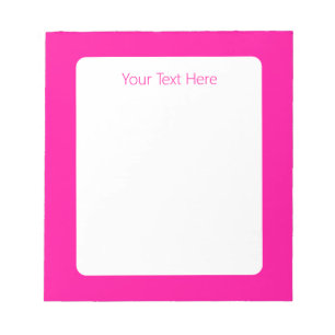 Persische Rose tief rosa Notizblock