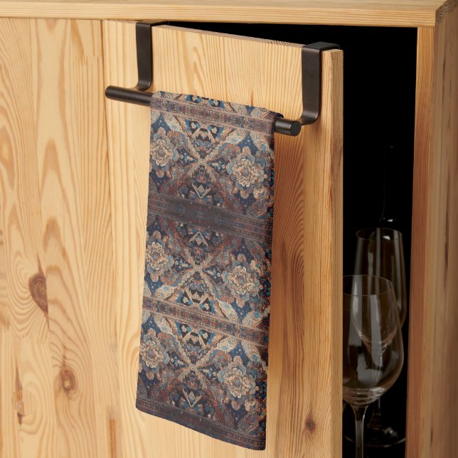 Persische schöne alte Muster Moderne Sammlung Geschirrtuch (Drittel gefaltet)