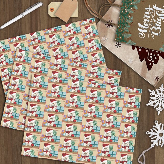 Persische Weihnachtskatze Seidenpapier (Von Creator hochgeladen)