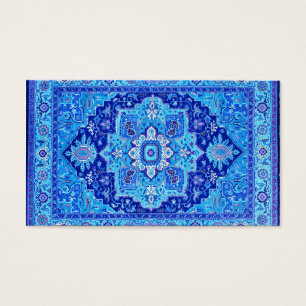 PERSISCHE WOLLDECKE - Blau