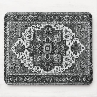 PERSISCHE WOLLDECKE - Schwarzes u. Weiß Mousepad