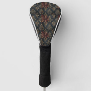Persischer Gold Damask Noir Muster (2) Golf Headcover