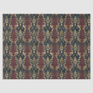 Persischer Gold Damast Noir Muster (1) Seidenpapier