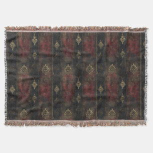 Persischer Gold Damast Noir Muster (4) Decke