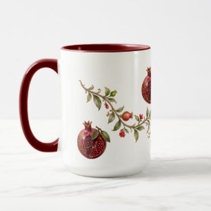 Persischer Granatapfelbaum-Wandkunst Luxus-Botan Tasse