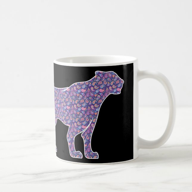 Persischer Iraner im Nahen Osten Paisley Panther L Kaffeetasse (Rechts)