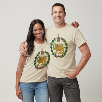 Persischer Nationaler Löwensonne Mit Krone Pahlavi T-Shirt