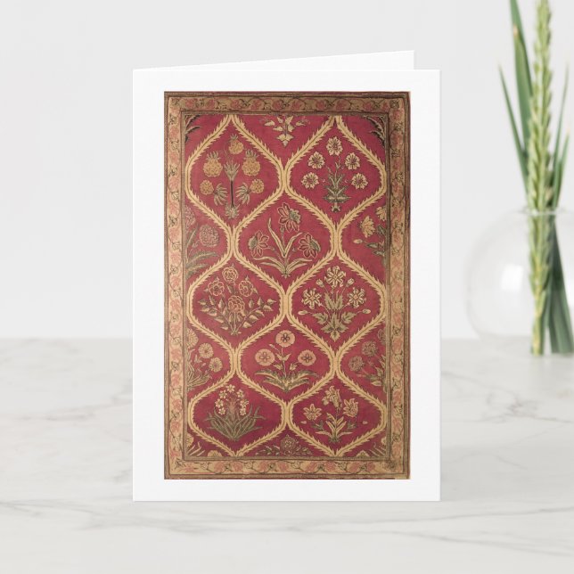 Persischer oder türkischer Teppich, 16./17. Jahrhu Karte (Vorderseite)