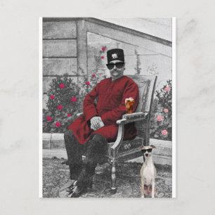 Persischer Schah aus Qajar - Iran Postkarte