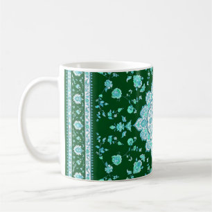 Persischer Smaragd-Becher - Elegante grüne Kaffeet Kaffeetasse