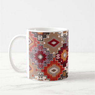 Persischer Teppich Originaldesign, tribal Textur. Kaffeetasse
