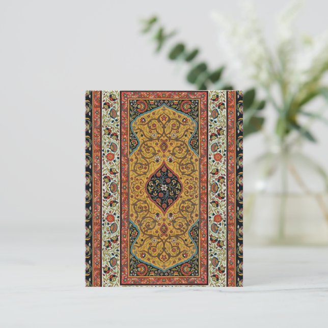 Persischer Teppichboden Elegantes Design (Stehend Vorderseite)