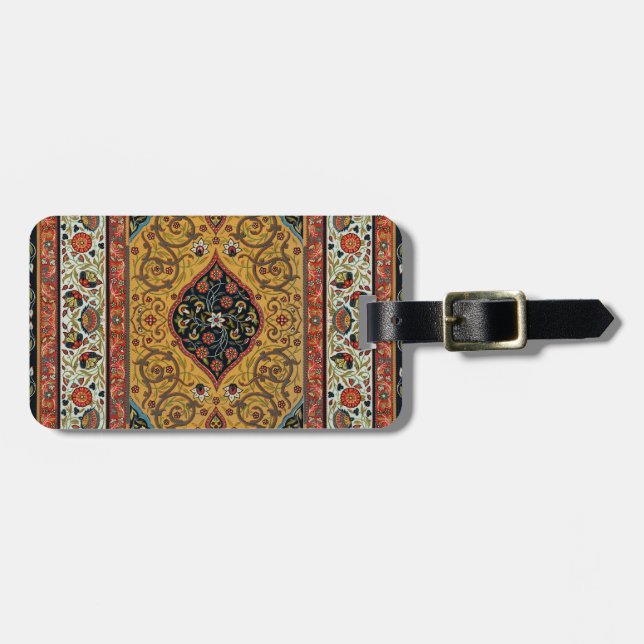 Persischer Teppichboden Elegantes Design Gepäckanhänger (Vorderseite horizontal)