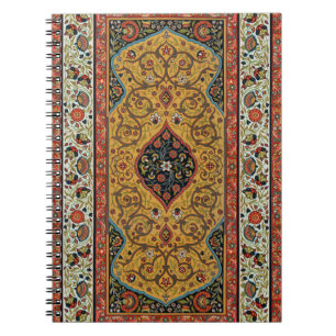 Persischer Teppichboden Elegantes Design Notizblock