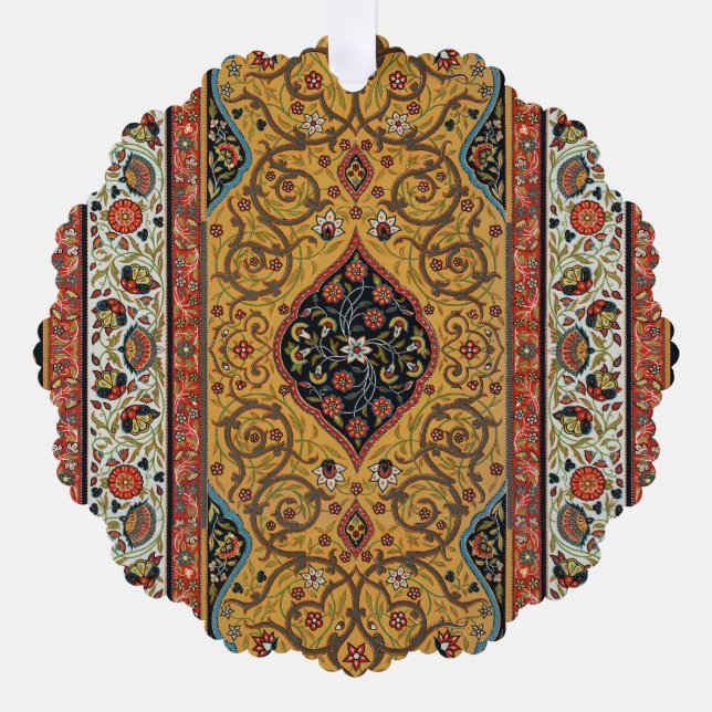 Persischer Teppichboden Elegantes Design Ornament Karte (Vorderseite)