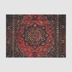 Persischer Teppichboden in Rose getönt Feld Seidenpapier