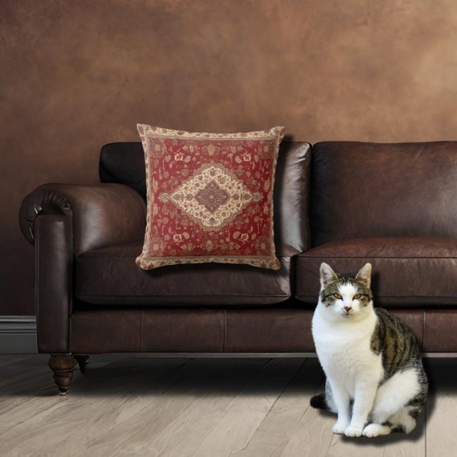 Persischer Teppichboden Kissen (Von Creator hochgeladen)