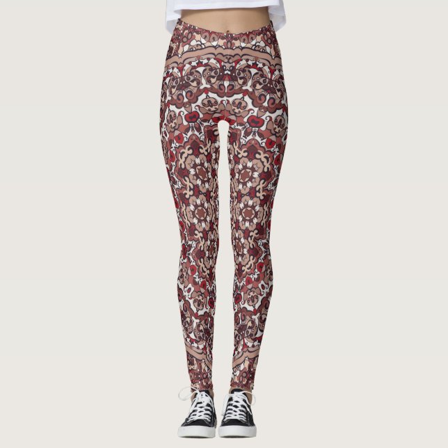 Persischer Teppichboden Leggings (Vorderseite)