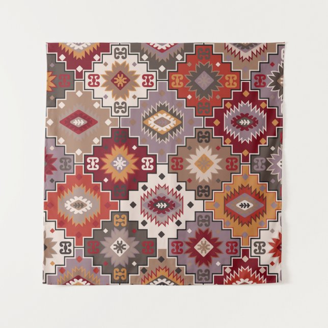 Persischer Teppichboden originelles Design, Stamme Wandteppich (Vorderseite)