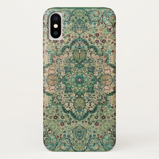 Persischer Teppichmotiv Vintages Blumendesign Case-Mate iPhone Hülle (Rückseite)