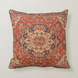 Persischer Vintage-Teppich Floral Fine Art Kissen