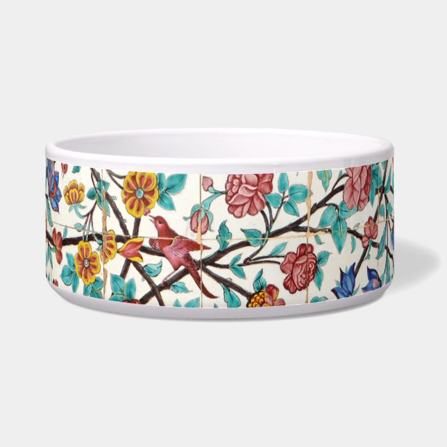 Persisches aufwändiges Kachelmaul Napf (Vorderseite)