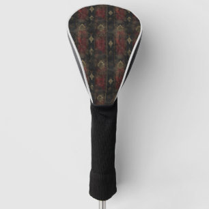 Persisches Gold Damast Noir Muster (4) Golf Headcover