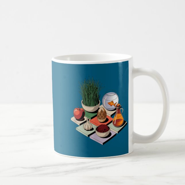 Persisches Neujahrs-Frühlingsfest - Nowruz Kaffeetasse (Rechts)