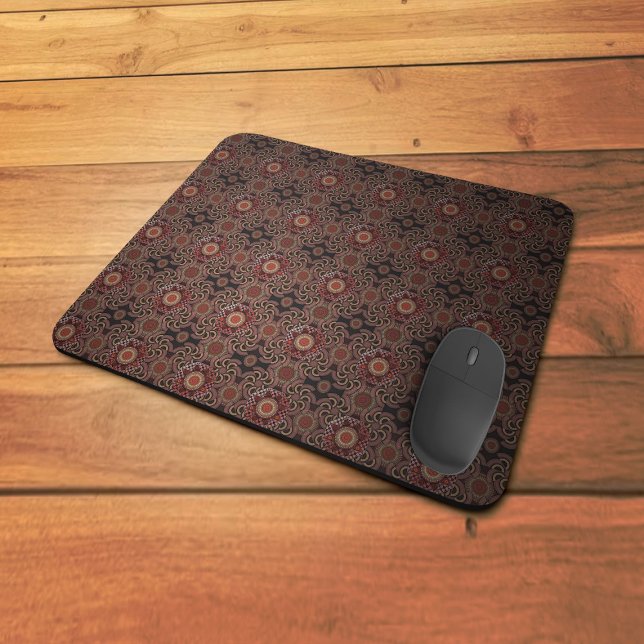 Persisches sonniges gerahmtes ethnisches Muster Mousepad (Von Creator hochgeladen)