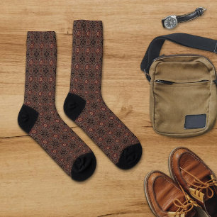 Persisches sonniges gerahmtes ethnisches Muster Socken