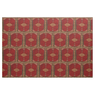 Persisches Teppichmuster Stoff