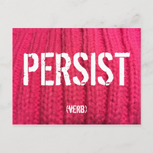 Persist Postkarte (Vorderseite)