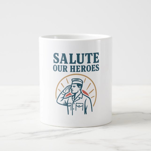 Persistente Positivität Jumbo-Tasse (Vorderseite)