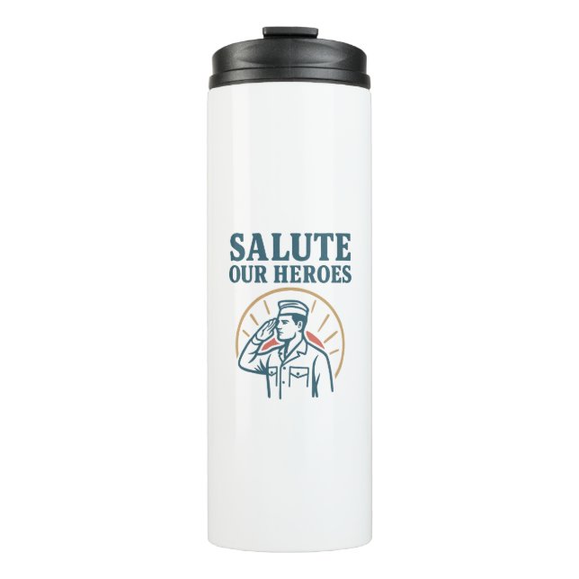 Persistente Positivität Thermosbecher (Vorderseite)